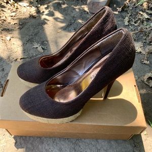 Brown heels
